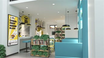 深圳快餐店連鎖店飯猩人餐飲空間設(shè)計 品深餐飲設(shè)計